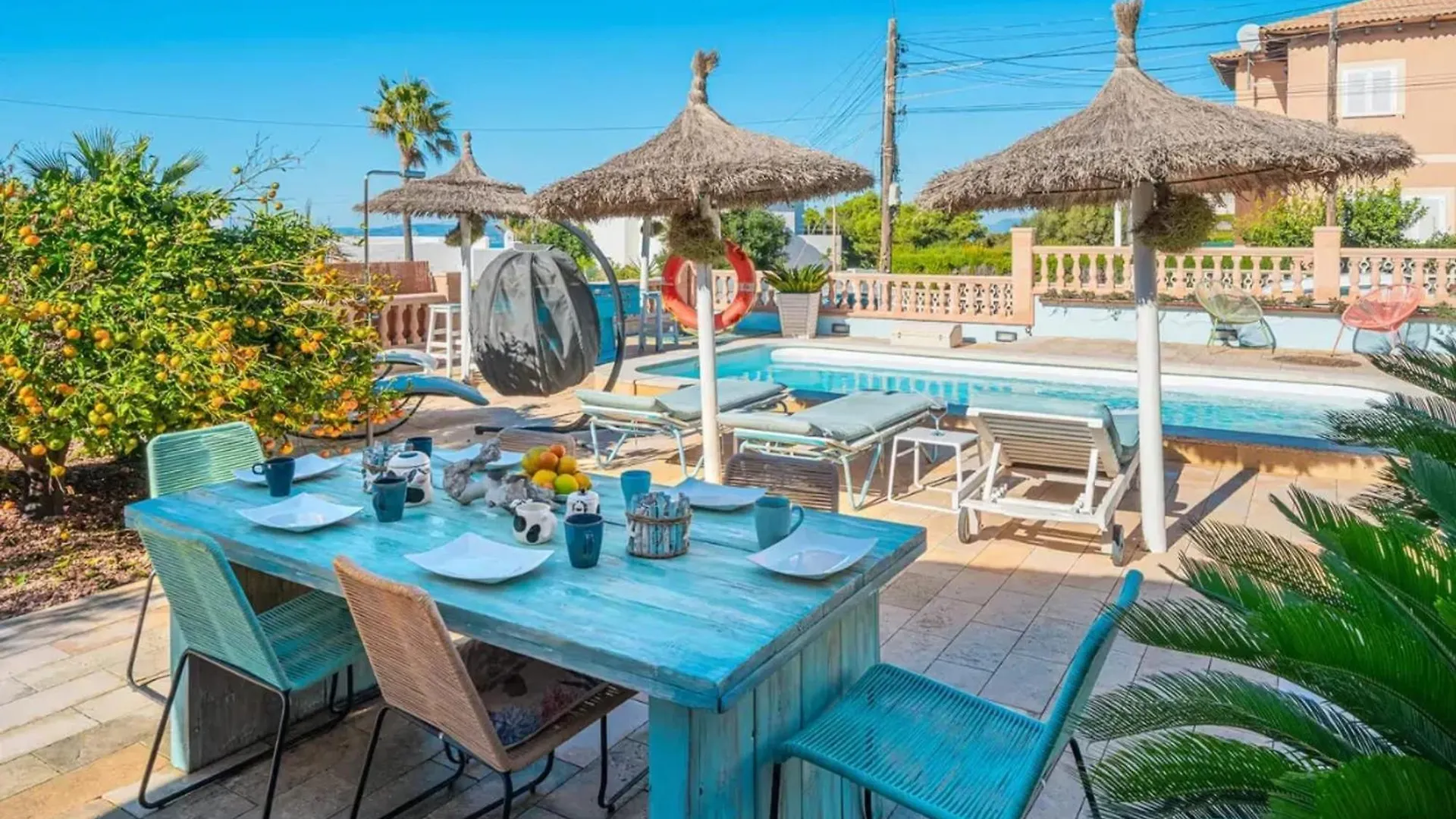 Villa Azul: Seaside Retreat with Private Pool Llucmajor  Spain